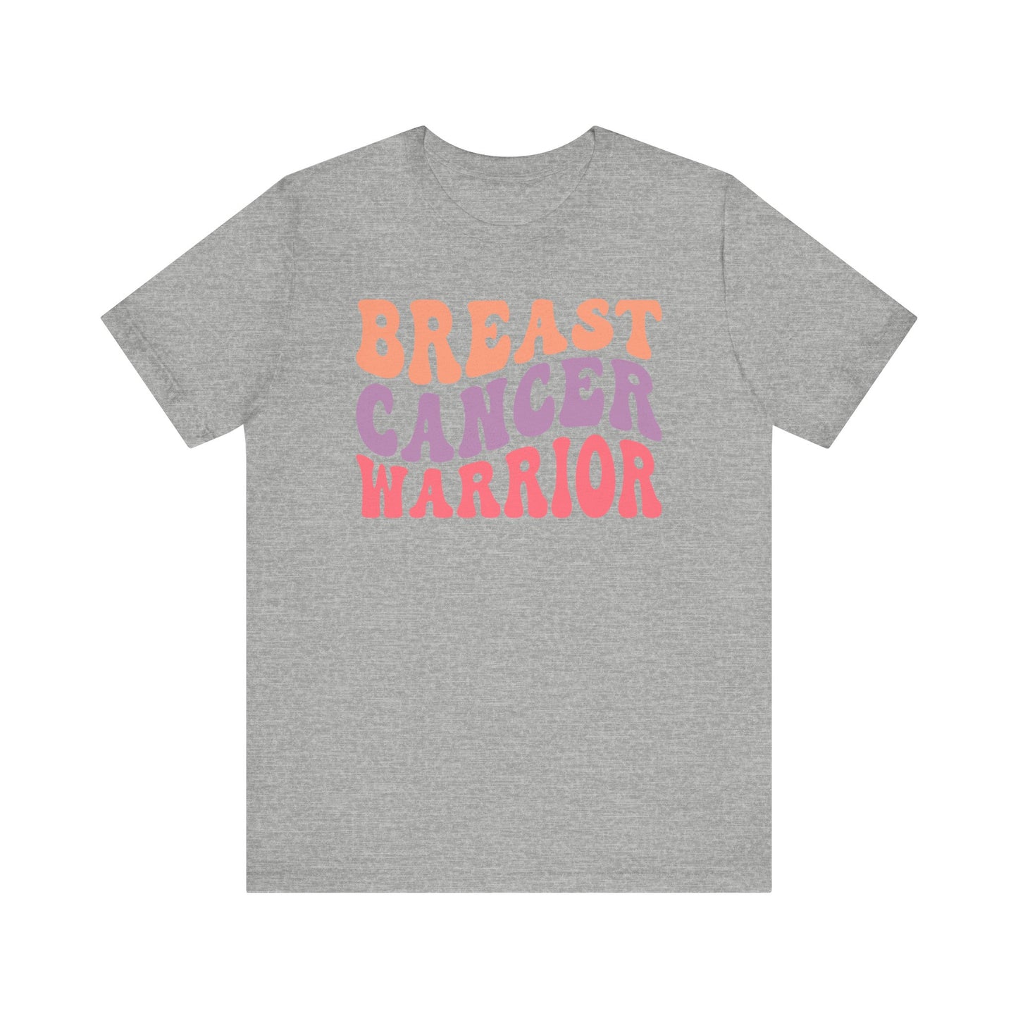 🎗️💪 Breast Cancer Warrior T-Shirt – Bold Retro Awareness Tee for Strength & Support 🌸