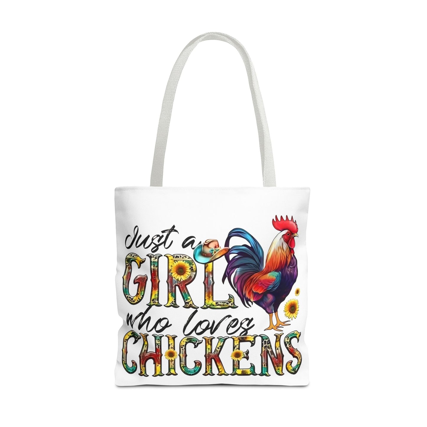 🐔 Solo una chica que ama las gallinas: Bolsa de tela estilo granja para amantes de las gallinas