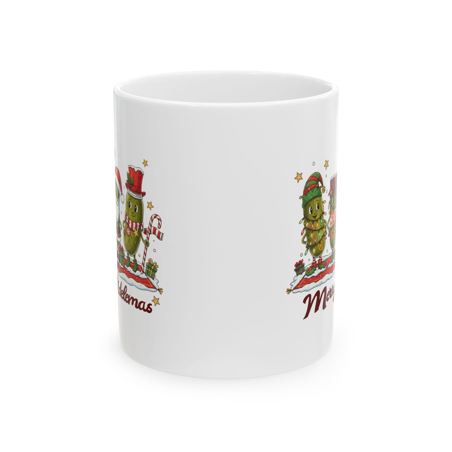 🥒🎄 Merry Picklemas – Festive Christmas Pickle Cup ✨☕