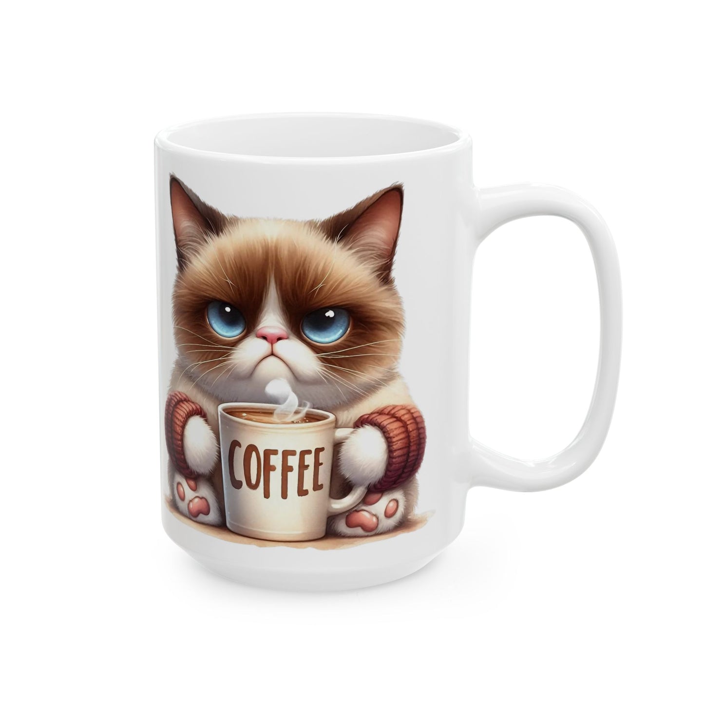 Regalo para amantes de los gatos, tazas personalizadas, taza de gato gruñón, regalo divertido para amantes de los gatos, taza sarcástica para mascotas, regalo humorístico para dueños de gatos, taza personalizada, regalos para gatos