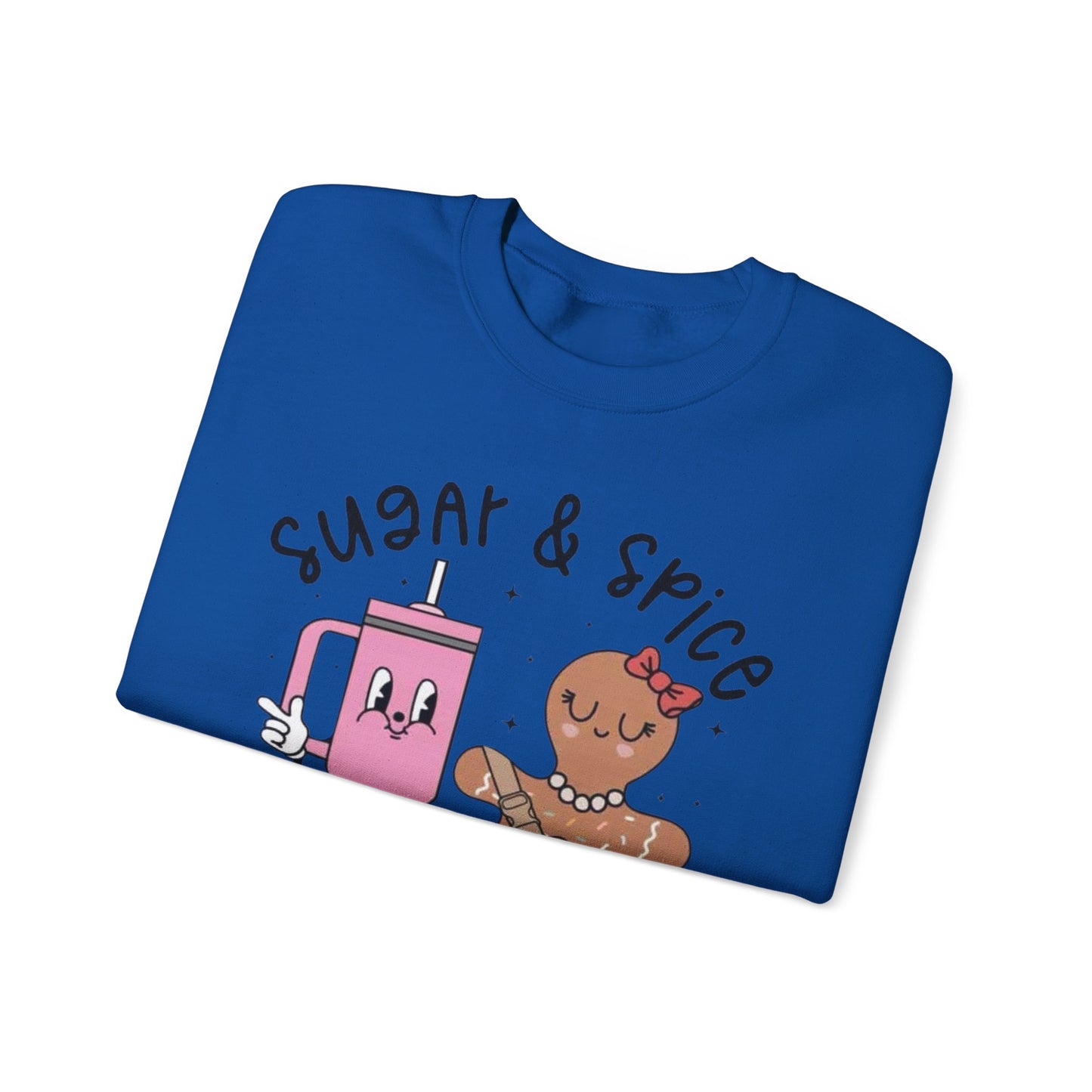 🍬✨ Sugar & Spice Sweatshirt – Sweet Gingerbread & Cozy Vibes 🎄☕