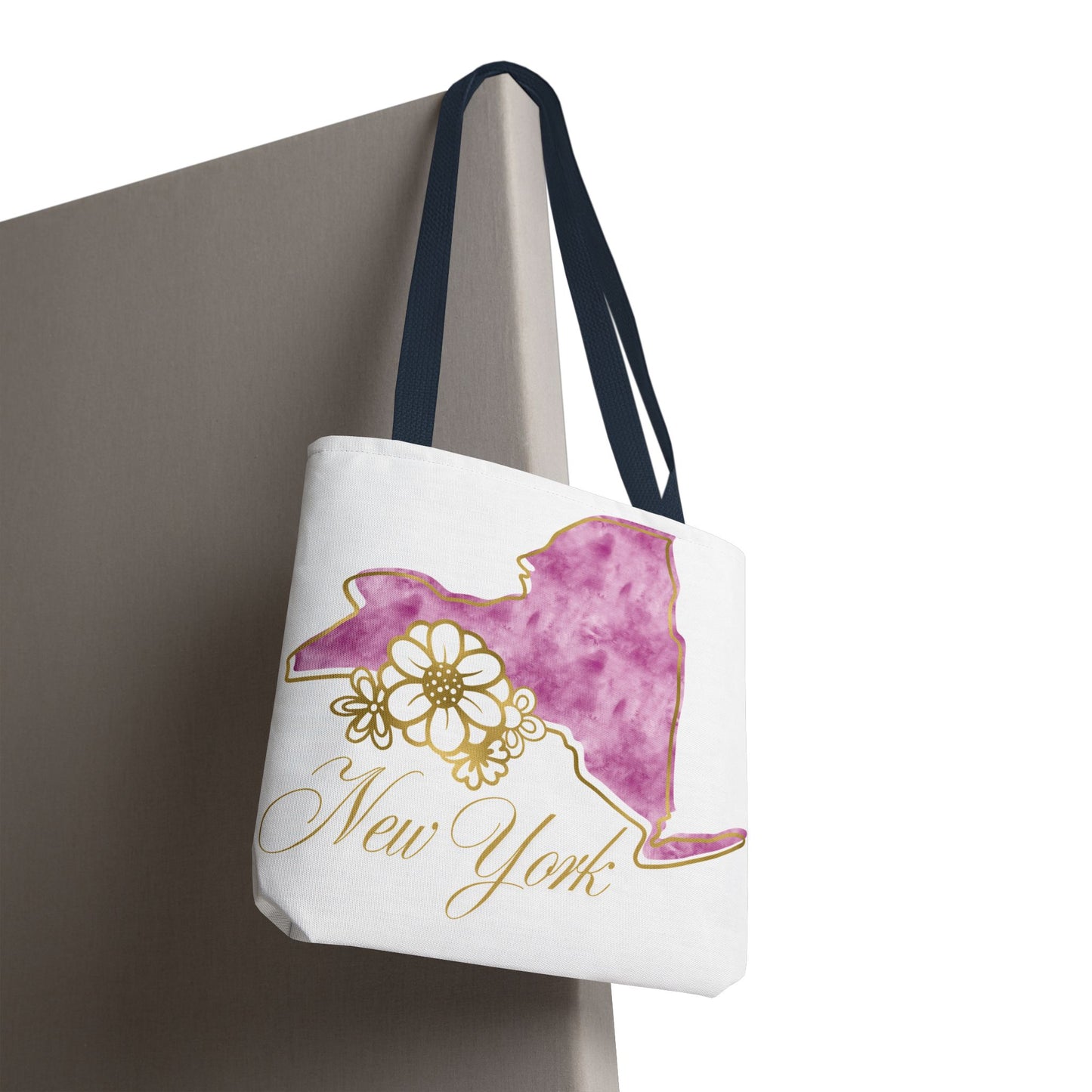 🗽 New York State Floral Tote Bag – Chic, Practical & City Charm 🌸