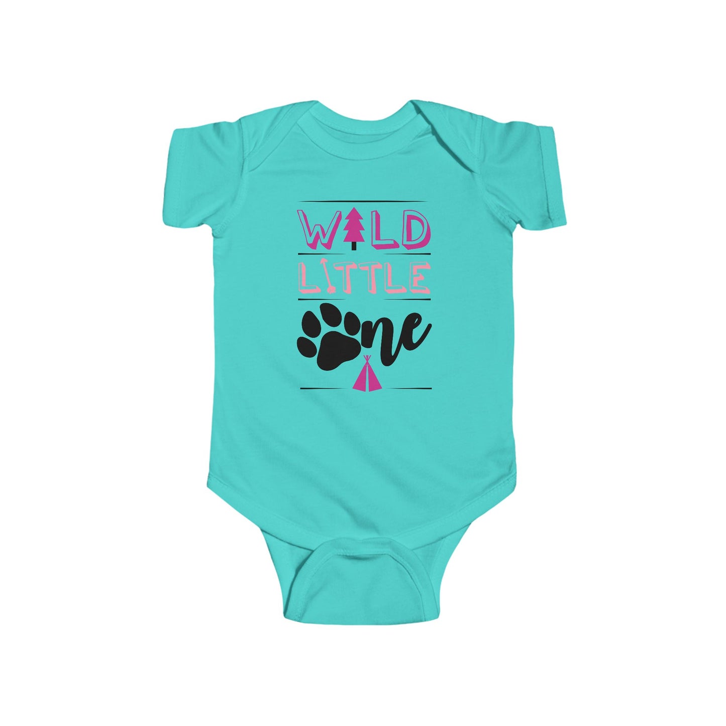 Wild Little Baby Onesie (Pink Edition) – Adorable Adventure-Ready Outfit 🌸🌲