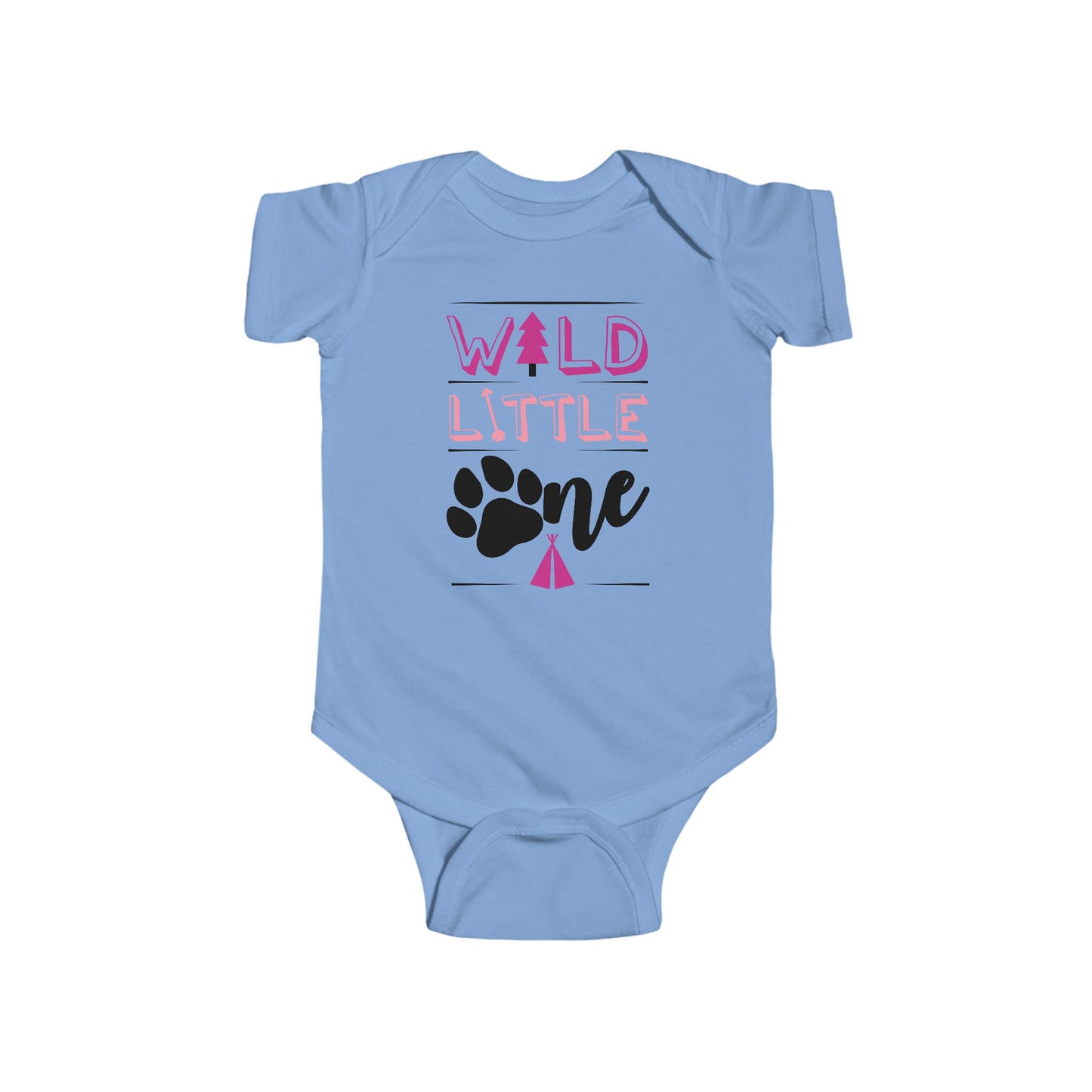 Wild Little Baby Onesie (Pink Edition) – Adorable Adventure-Ready Outfit 🌸🌲