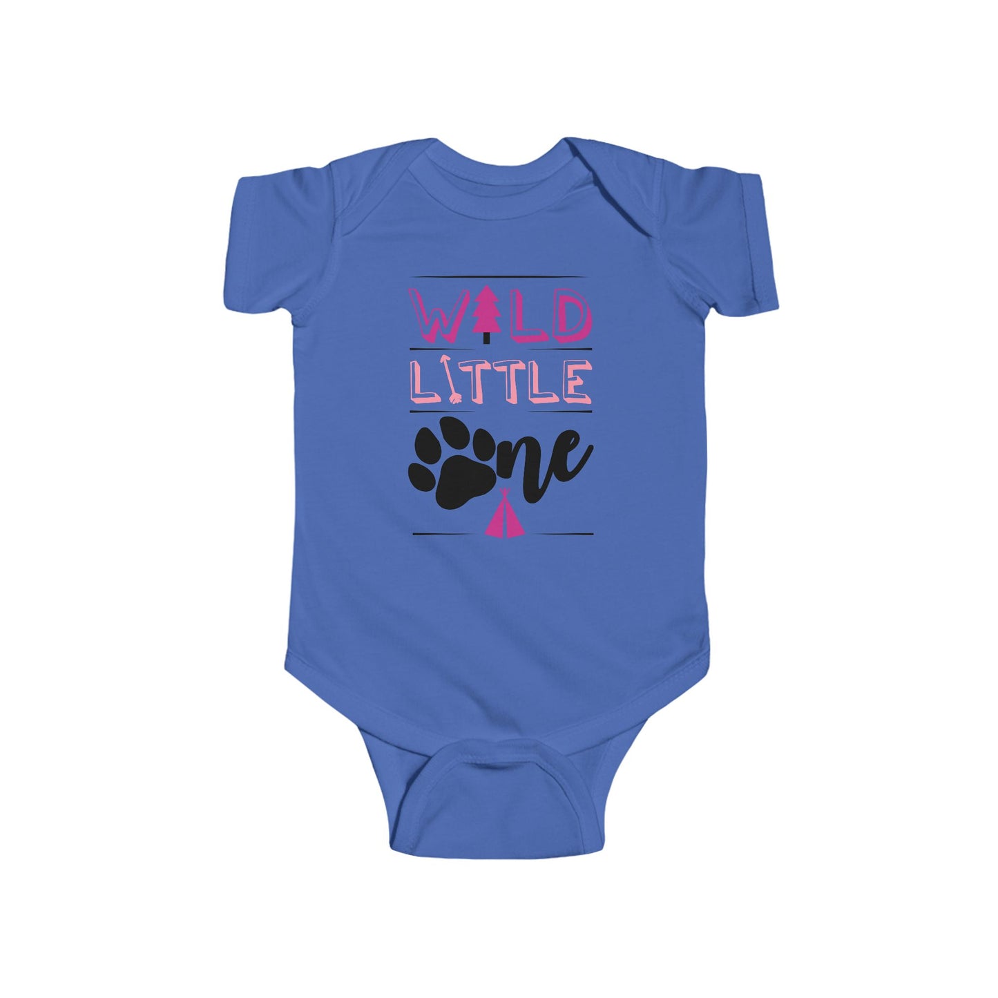 Wild Little Baby Onesie (Pink Edition) – Adorable Adventure-Ready Outfit 🌸🌲