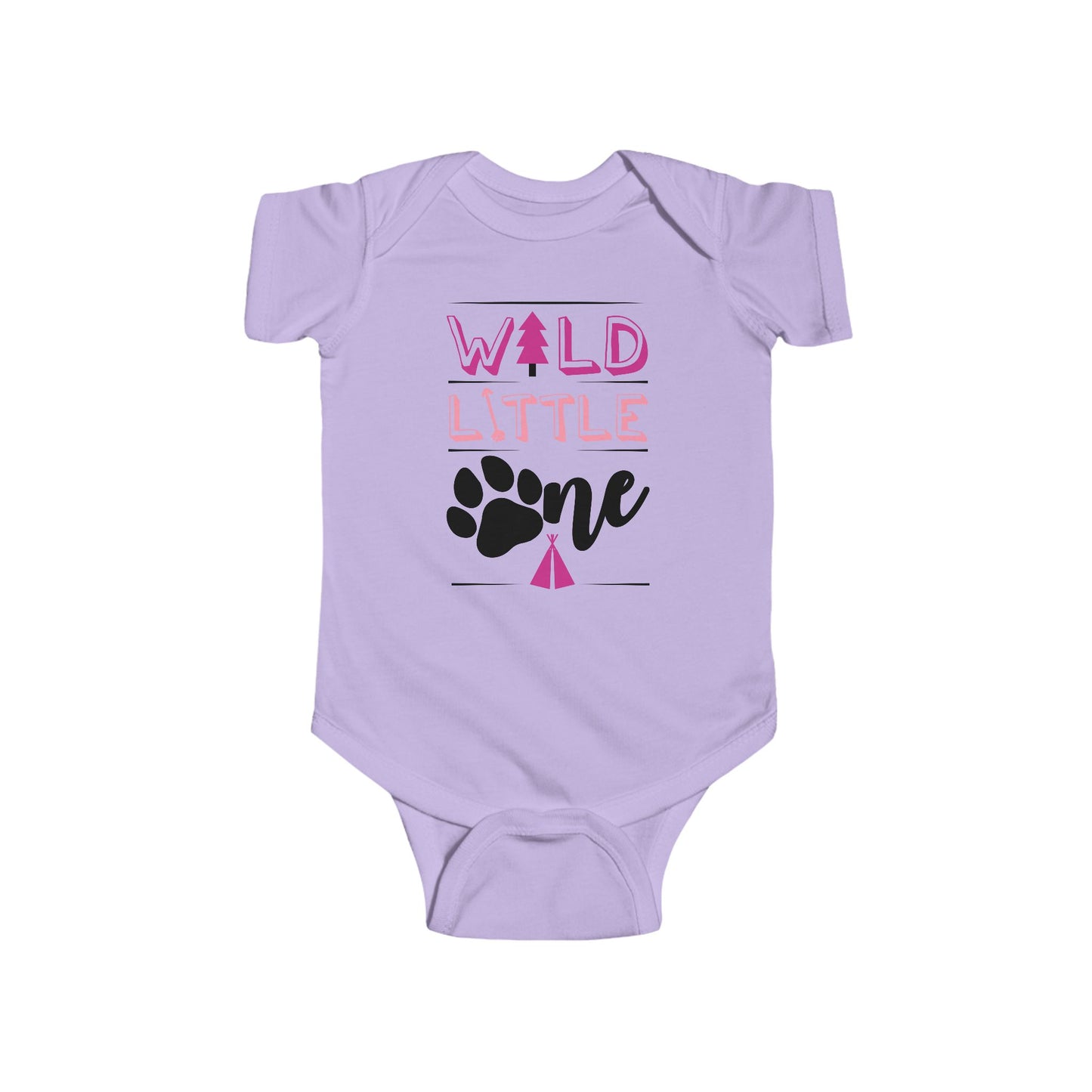 Wild Little Baby Onesie (Pink Edition) – Adorable Adventure-Ready Outfit 🌸🌲