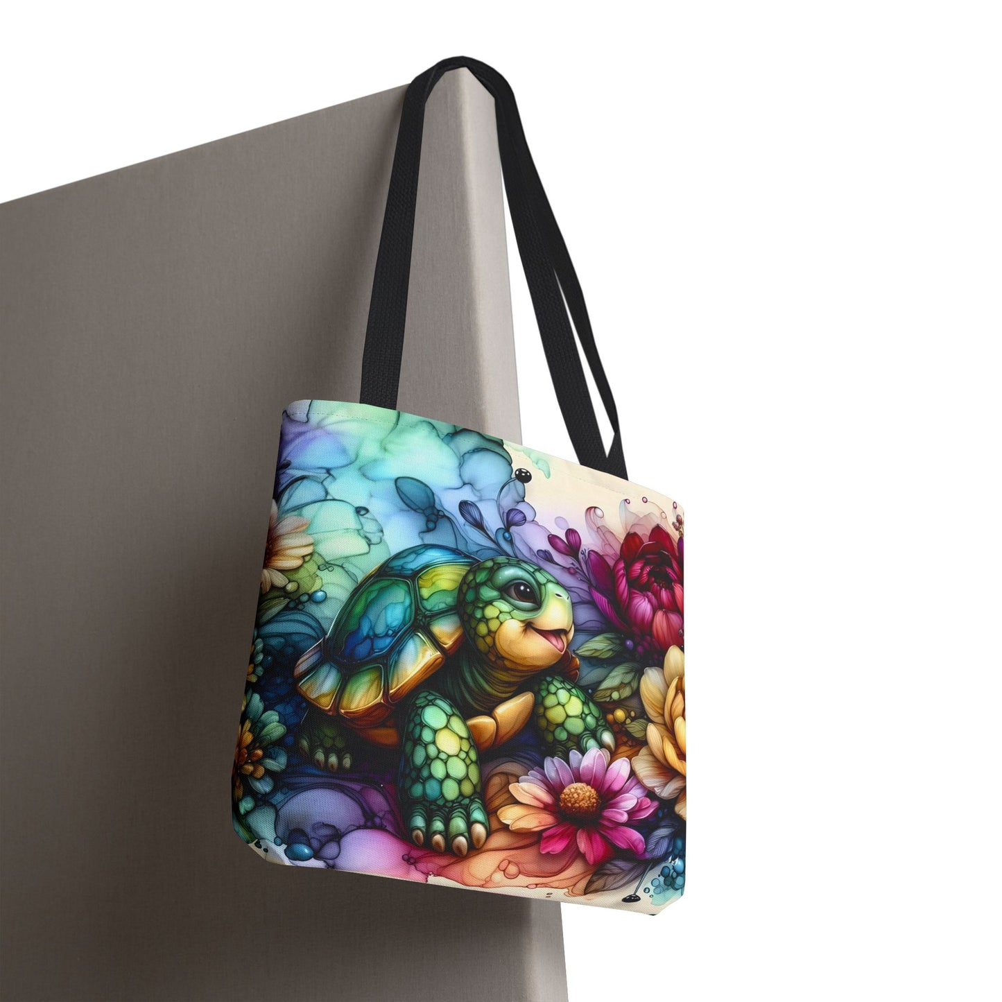 Bolsa de mano - Diseño de tortugas coloridas