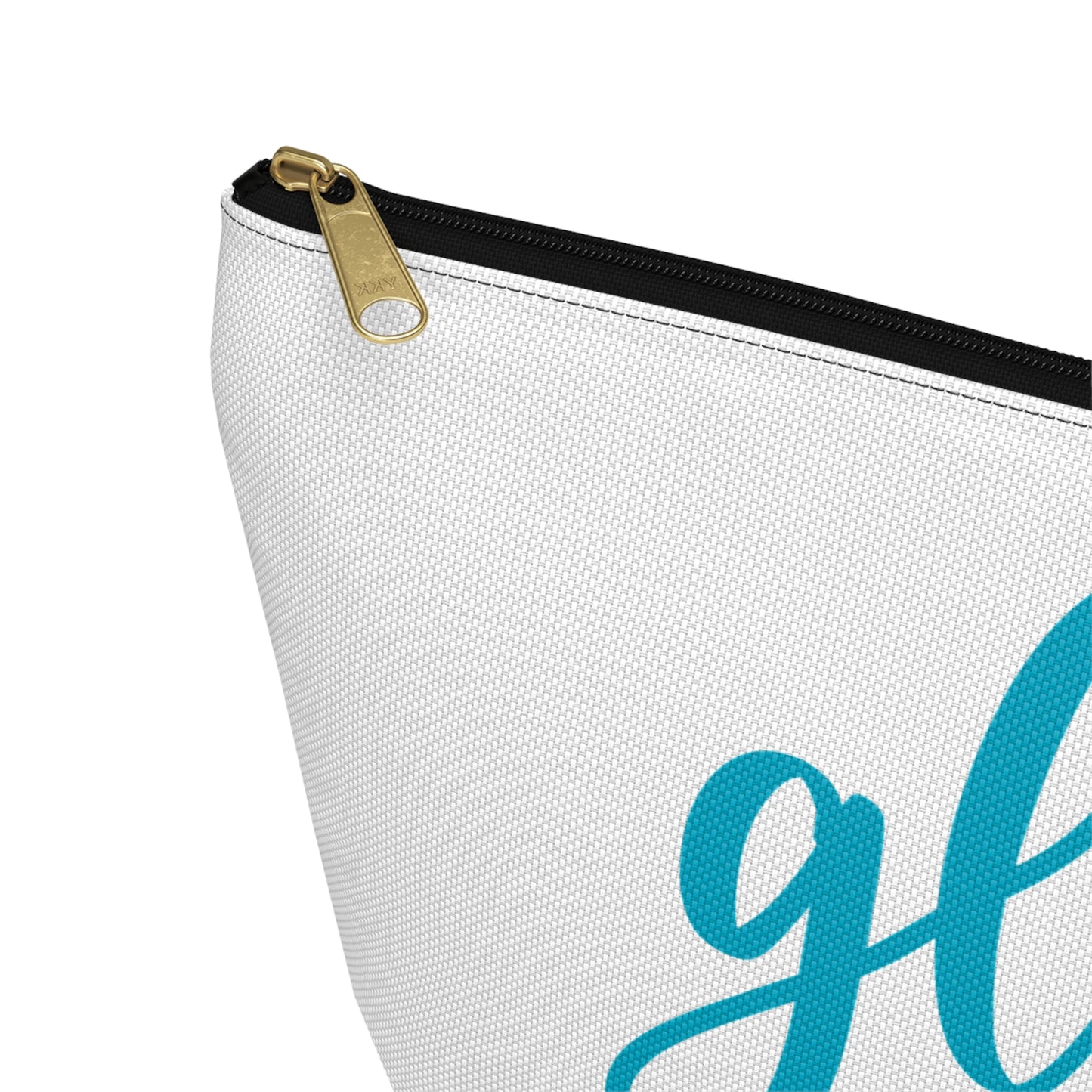 Accessory Pouch – "Gloss Boss" Teal Makeup Bag
