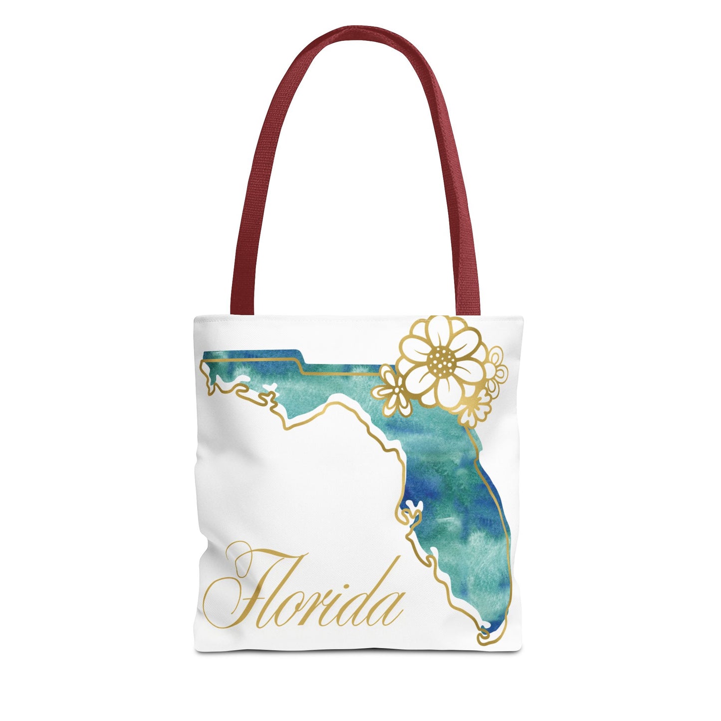 🌸 Florida State Floral Tote Bag – Elegant, Coastal & Practical 👜