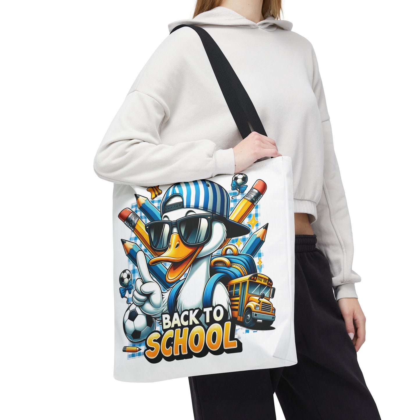 🦆 Cool Duck Back to School Tote – Waddle into the School Year in Style 🏫