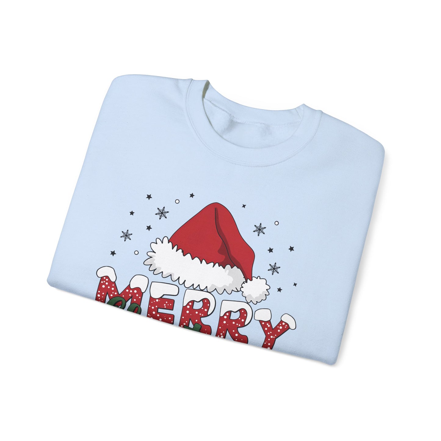 🎅✨ Merry Christmas Santa Hat Sweatshirt – Classic Festive Holiday Style