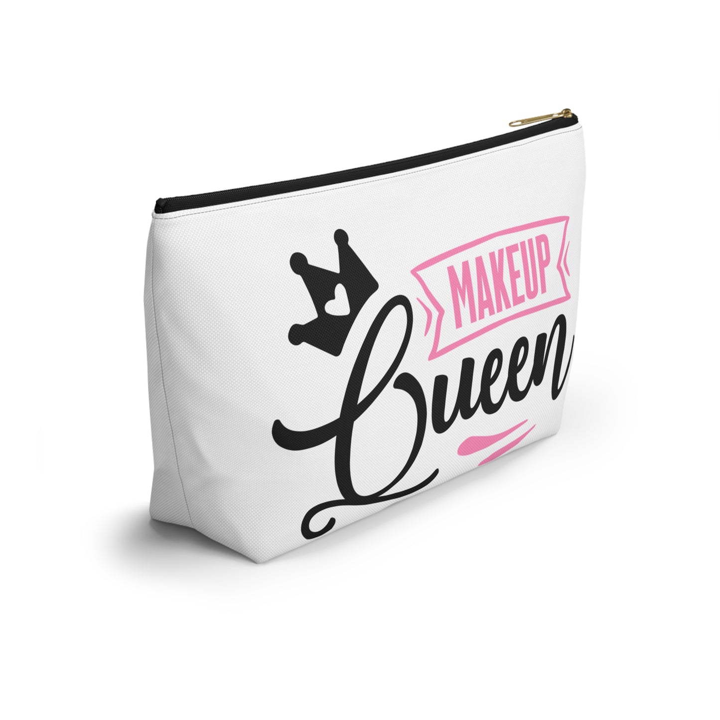 Accessory Pouch – "Makeup Queen" Pink Makeup Bag
