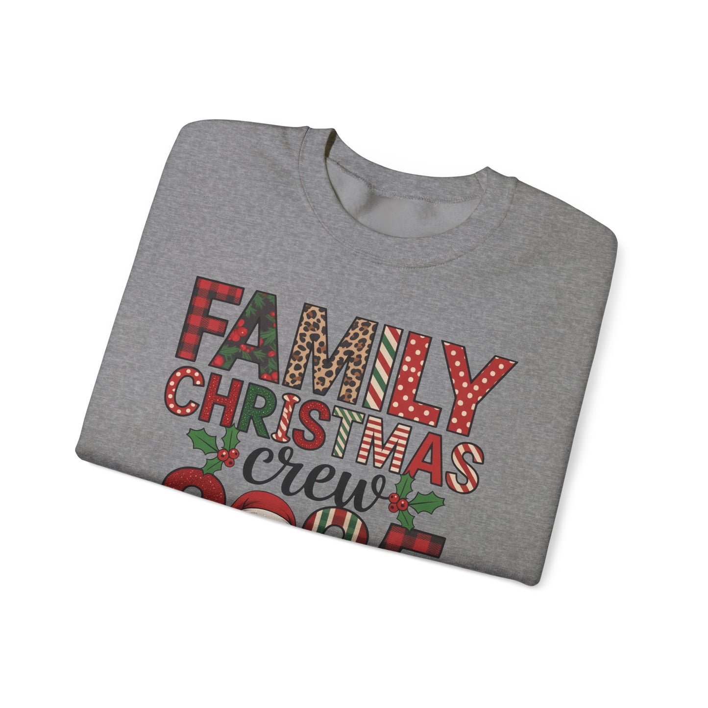 🎄👨‍👩‍👧‍👦 Family Christmas Crew 2025 Sweatshirt – Celebrate the Holidays Together 🎅✨