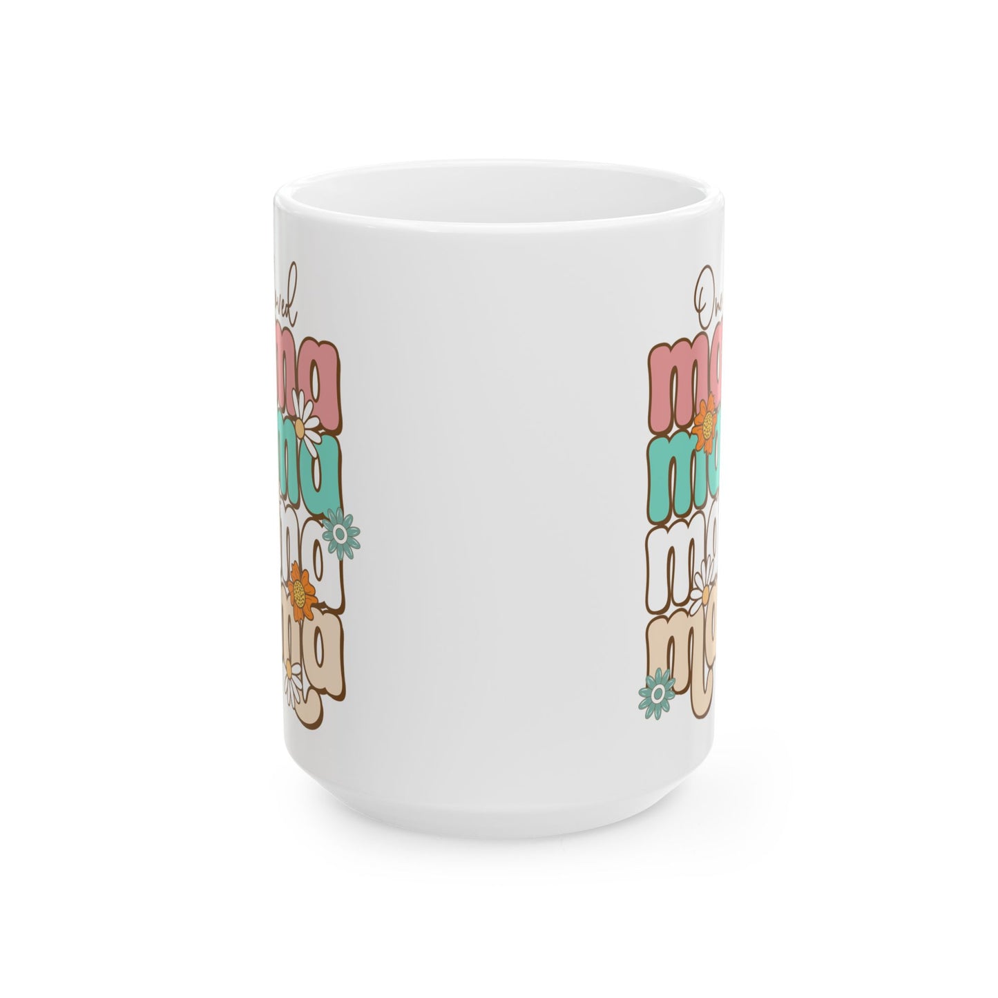 🌸☕ One Loved Mama Mug – Retro Floral Coffee Cup for Moms 💗