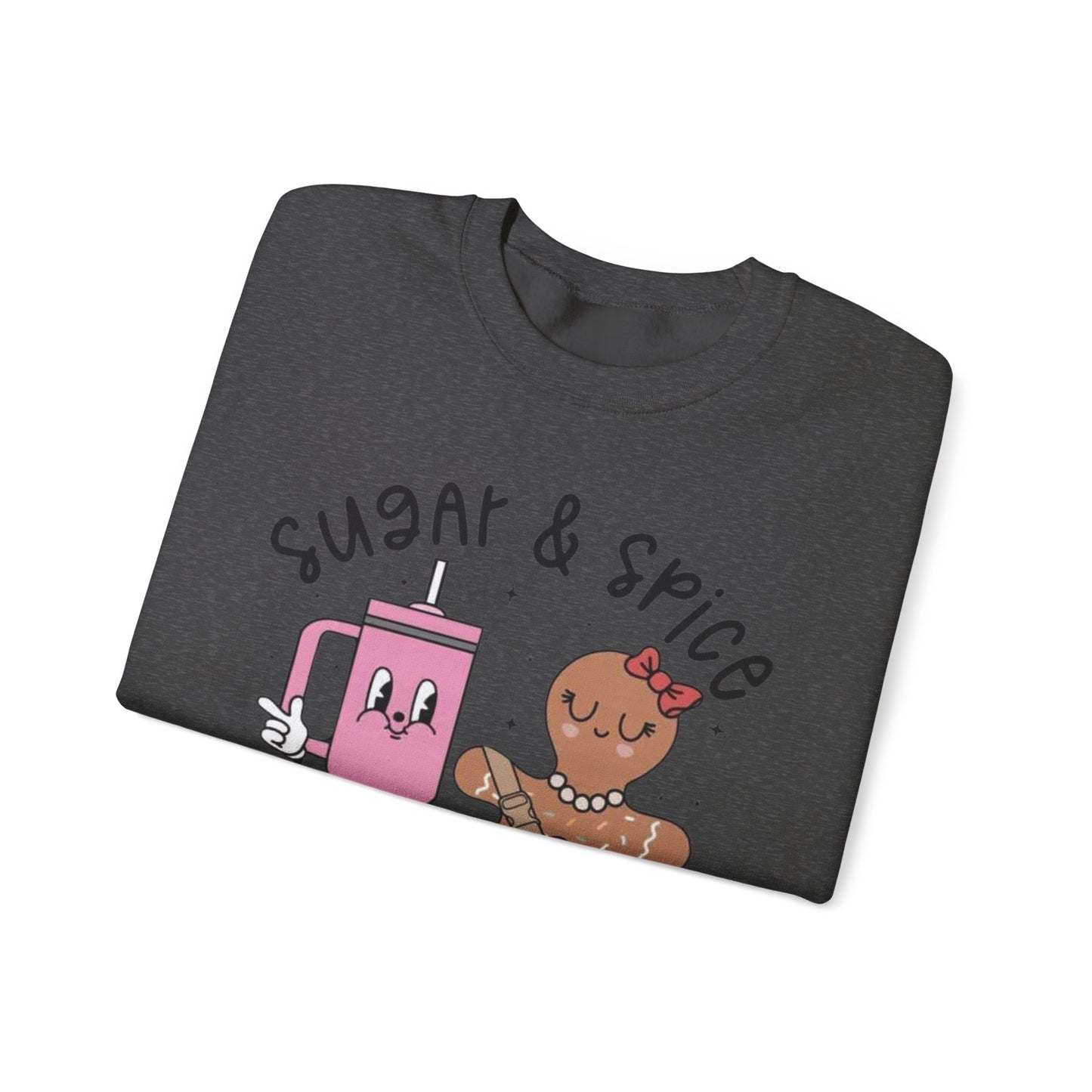 🍬✨ Sugar & Spice Sweatshirt – Sweet Gingerbread & Cozy Vibes 🎄☕