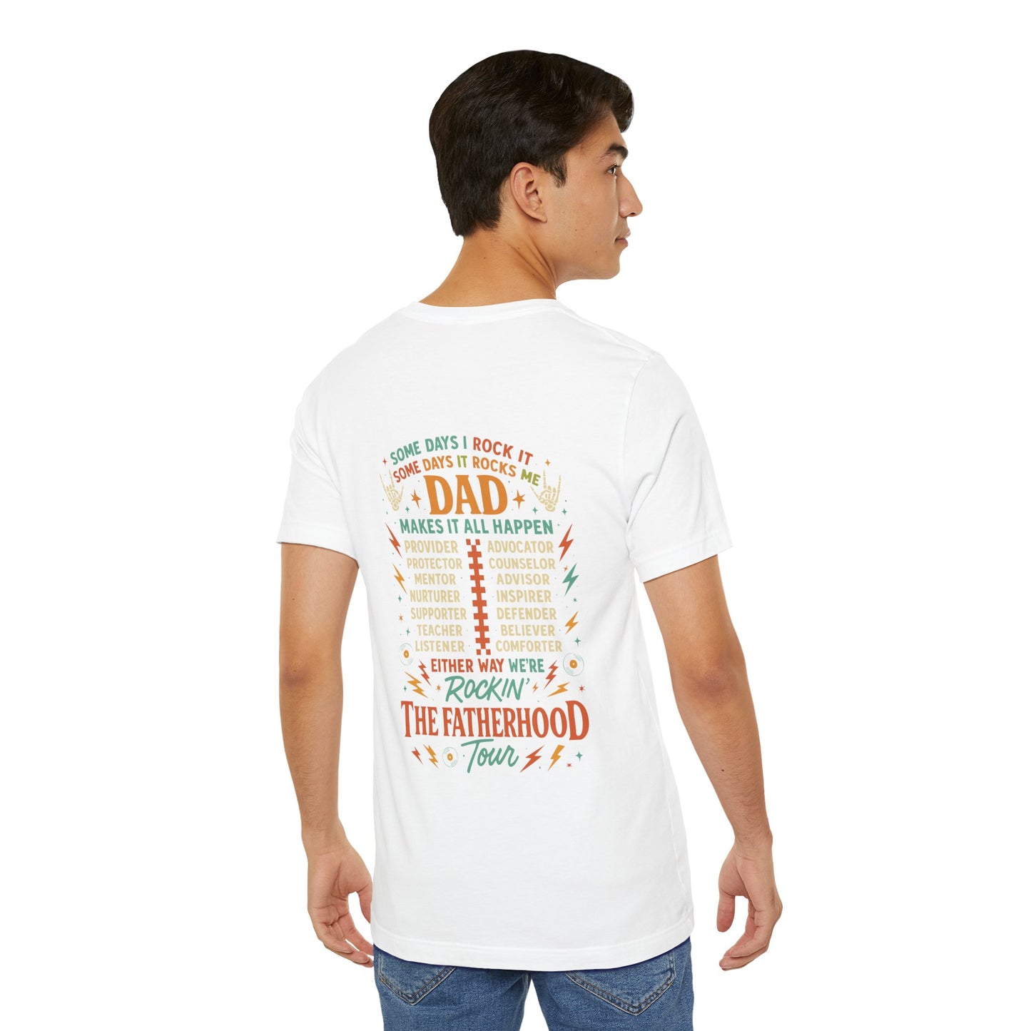 🎤 DAD TOUR – Camiseta divertida para papá inspirada en un concierto